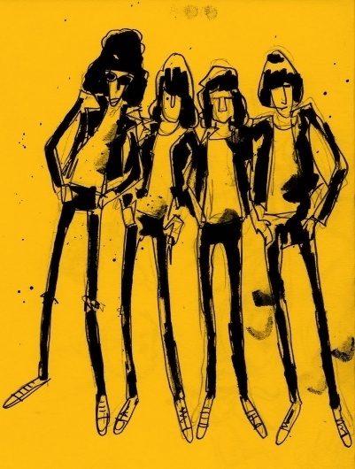 Ramones.jpg 966×1276 pixels #illustration #ink #ramones
