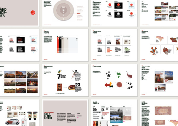 Ayers Rock Resort on Behance #guidlines