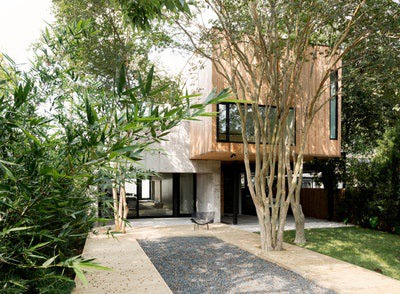 driveway of a home