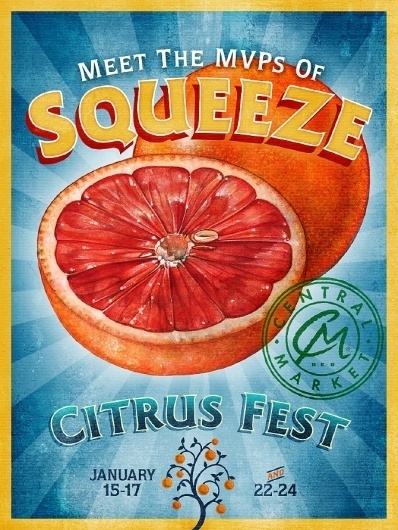 Kevin Reid #market #reid #retro #citrus #kevin #fest #vintage #poster #central