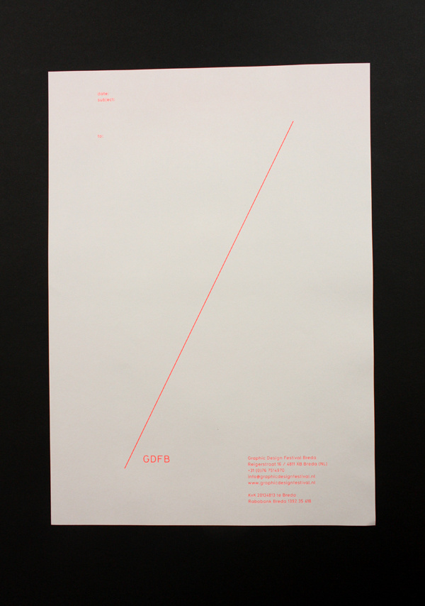 Graphic Design Festival Breda : Rob van Hoesel #identity