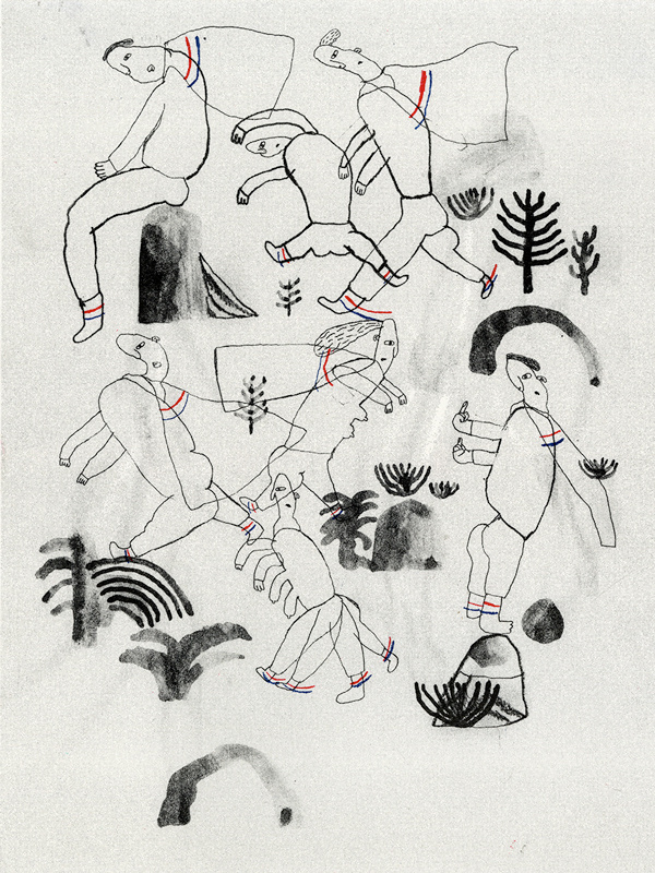 Image of Helter #risoprint #illustration