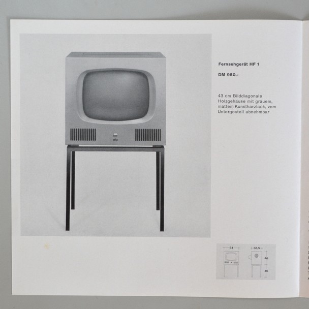 Braun Fernsehgerate pamphlet Wolfgang Scheitel 1959 via www.dasprogramm.org
