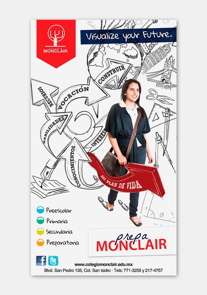 Graphic design for MONCLAIR Institute #design #graphic