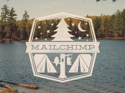 Lost Type Co-op | Blog #logo #chimp #camping #mail