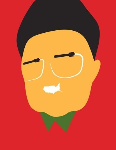Creative Review - Guess Who? #flat #illustration #bar #idea #graphics #noma