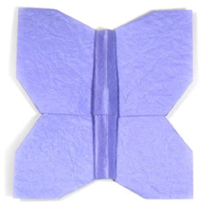 How to make an origami butterfly V (http://www.origami-make.org/howto-origami-butterfly.php) #origami #butterfly #origamibutterfly #origami
