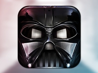 Vader_dribbble #icon #iphone #application #ipad