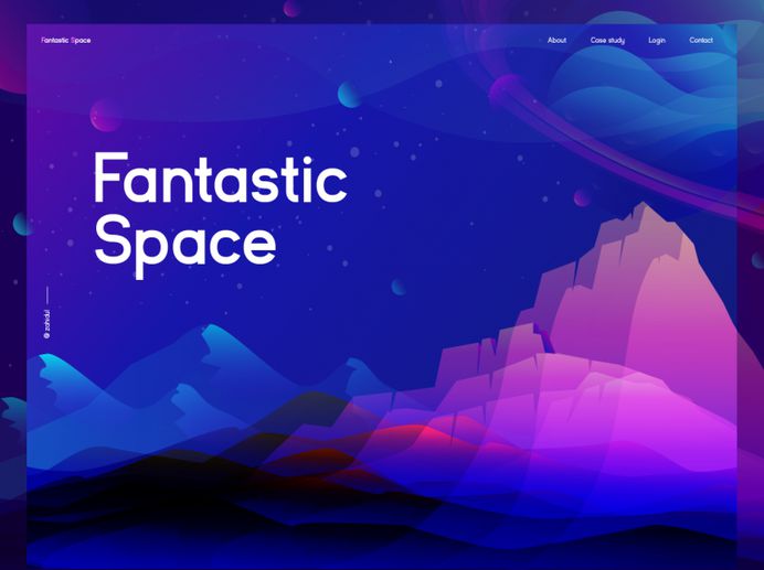 Fantastic Space Illustration by Zahidul
