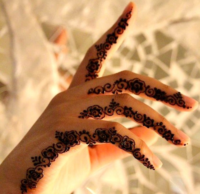 Most Beautiful Simple Finger Henna Tattoo - Free Stock Photo by Mehndi  Training Center on Stockvault.net