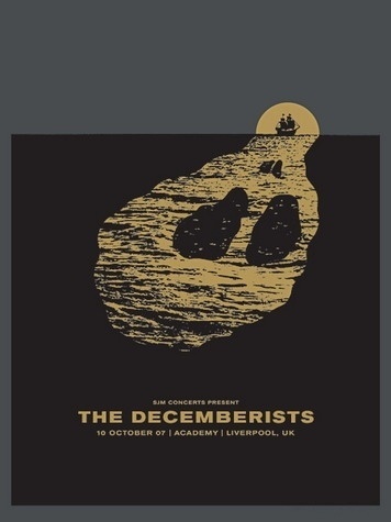 The Decemberists Liverpool Concert Poster by The Small Stakes #gig #screenprint #posters #decemberists