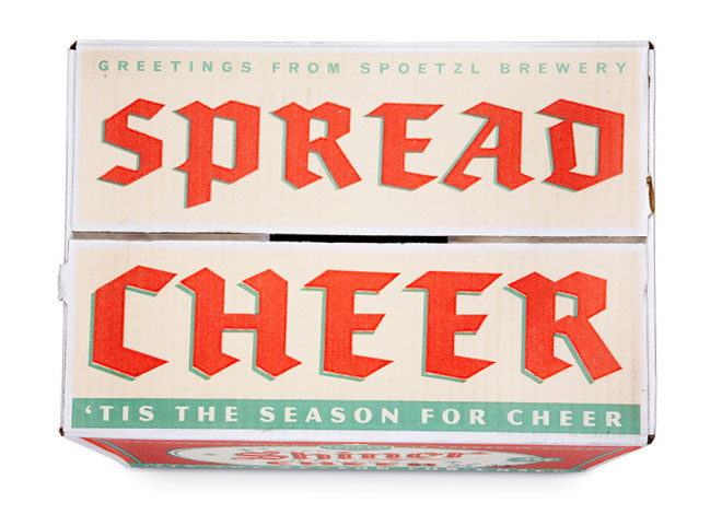shiner, cheer, beer, holiday, red, green, christmas