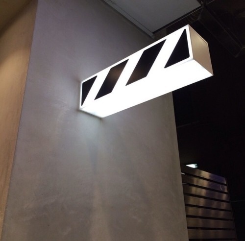Daily Inspiration #sign #stripes #light