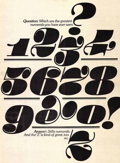 ink on paper. / sfgirlbybay #lubalin #design #herb #typography