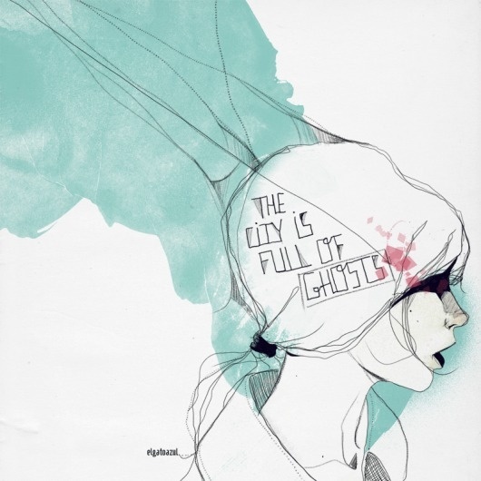 ghosts.gif (image) #illustration #girl #typography