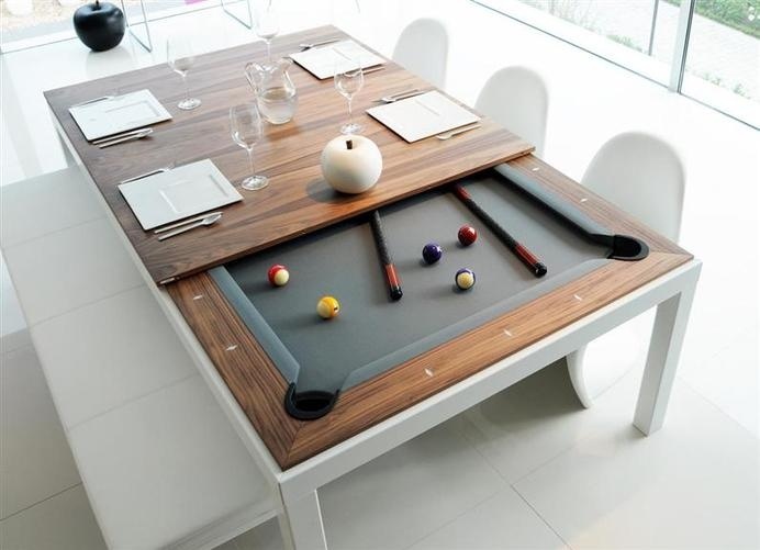 Fusion Table dining table and pool table - www.homeworlddesign.com (1) #pool #table #dining