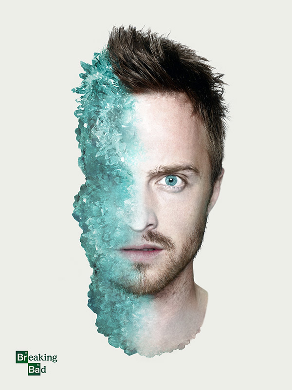 Breaking Bad Poster featuring Aaron Paul / Jesse Pinkman by Shelby White #breaking #aaron #poster #bad #paul