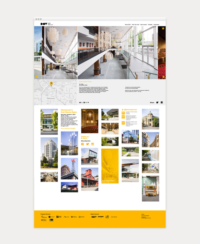 Doors Open Vancouver by Brief #branding #website