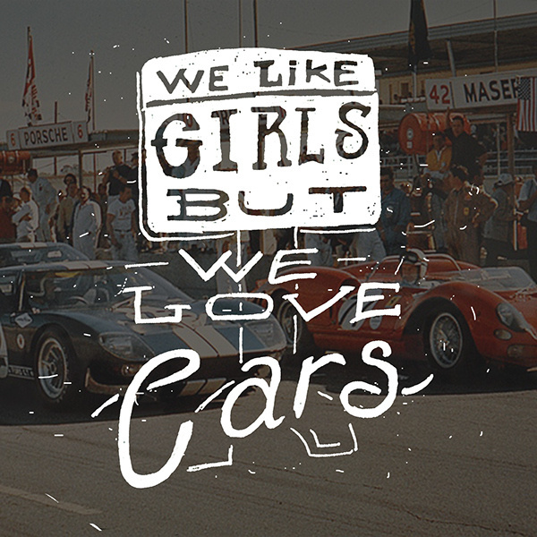 We love cars on Behance by Denis Rodriquez #drawn #cars #hand #typography