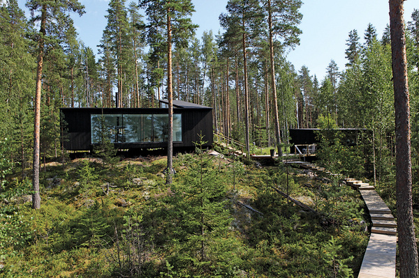 Lakeside House / NOW for Architecture and Urbanism #white #black #wood #architecture #houses