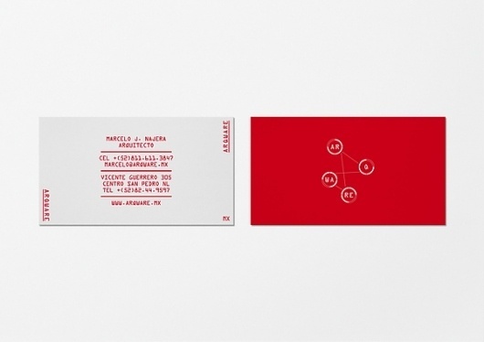 ARQWARE on the Behance Network #business #branding #card #identity #logo