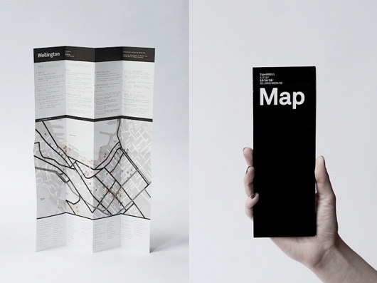 The International Office #print #design #map