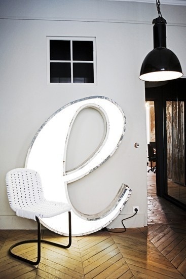 The Design Chaser: Letter Love #interior #letters #design #decor #deco #decoration