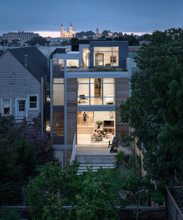 San Francisco house is a sign that it was designed for a playful young family