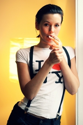 ★ Naim Sheriff : Creative Design ★ #tomboy #suspenders #girl #photography #smoking