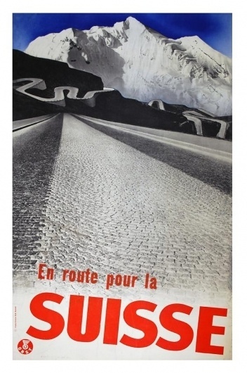Twitter / @berger_pablo: herbert matter's tourism # ... #swiss #design #graphic #matter #poster #type #herbert #typography