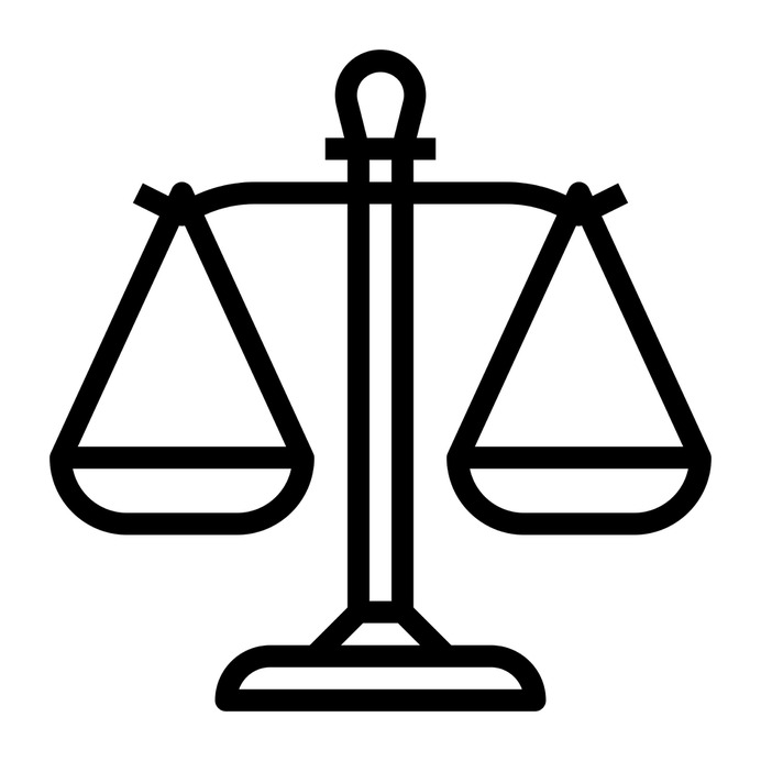 See more icon inspiration related to law, scale, business and finance, commerce and shopping, miscellaneous, laws, justice scale, judge, balance, justice, equality, scales, networking and business on Flaticon.