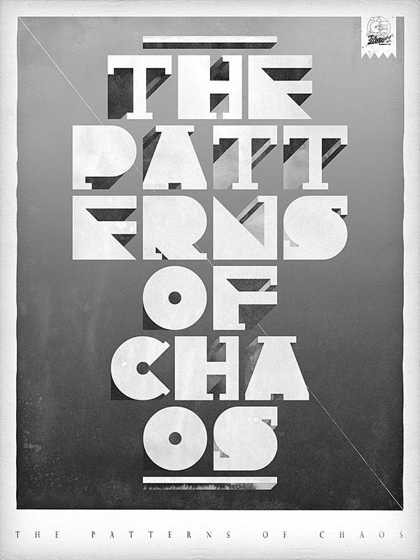 Typography Poster Design by Damien Vignaux - WE AND THE COLOR #typography