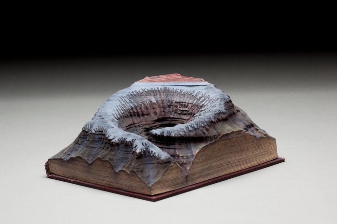 Desert of Unknowing: Carved Book Art by Guy Laramée