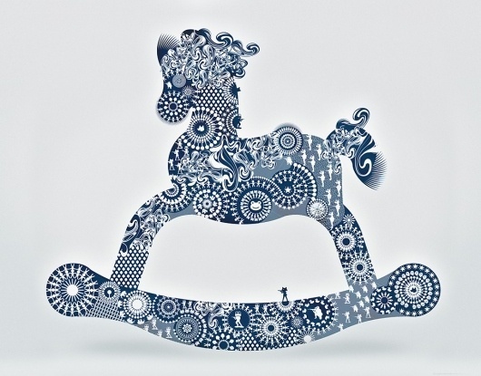 Martín Satí graphic workshop. Art direction + Graphic Design + Illustration #horses #sati #illustration