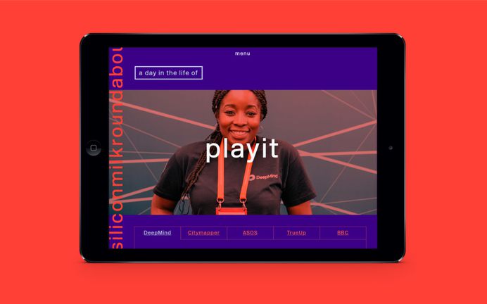 Silicon Milkroundabout website by Onwards