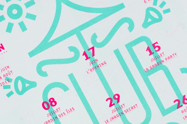 Club Gazon -www.supersuper.fr #gazon #france #design #graphic #grenoble #club