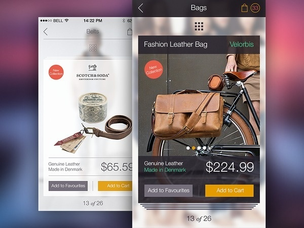 Online Store iPhone App Design #user #7 #clothes #ux #shop #design #application #interface #ui #experience #iphone #app #ios