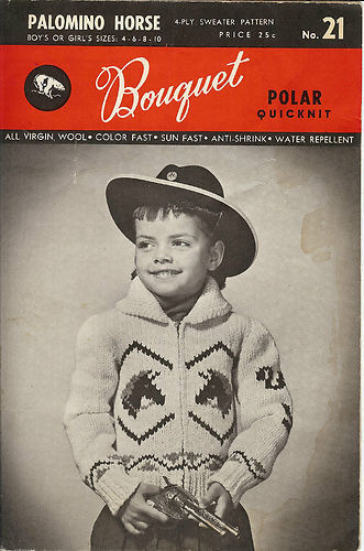 Vintage Bouquet Knitting Pattern Girl's Boy's Horse Cardi Sizes 4 6 8 10 | eBay #packaging #retro #vintage #fashion
