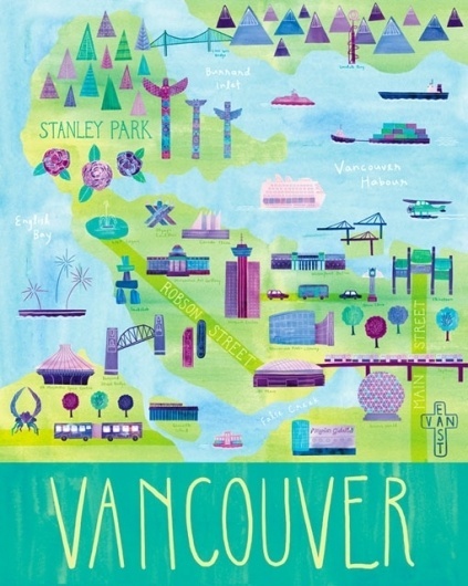 design work life » cataloging inspiration daily #illustration #maps