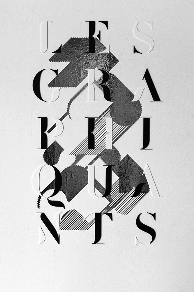 Graphic Posters by Les Graphicants | Trendland #poster #typography