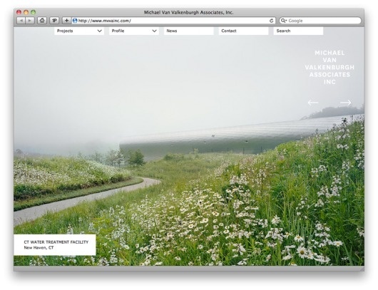 Project Projects — Michael Van Valkenburgh Associates website #website #webdesign