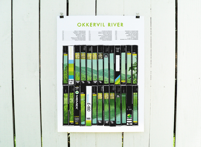 Okkervil River / Tour 2013 - SCOTT CAMPBELL #print #gig #campbell #screen #poster #scott
