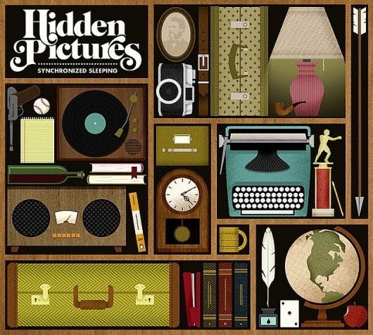 ALBUM ART: Hidden Pictures - Synchronized Sleeping | Flickr - Photo Sharing! #jordan #design #graphic #illustration #gray