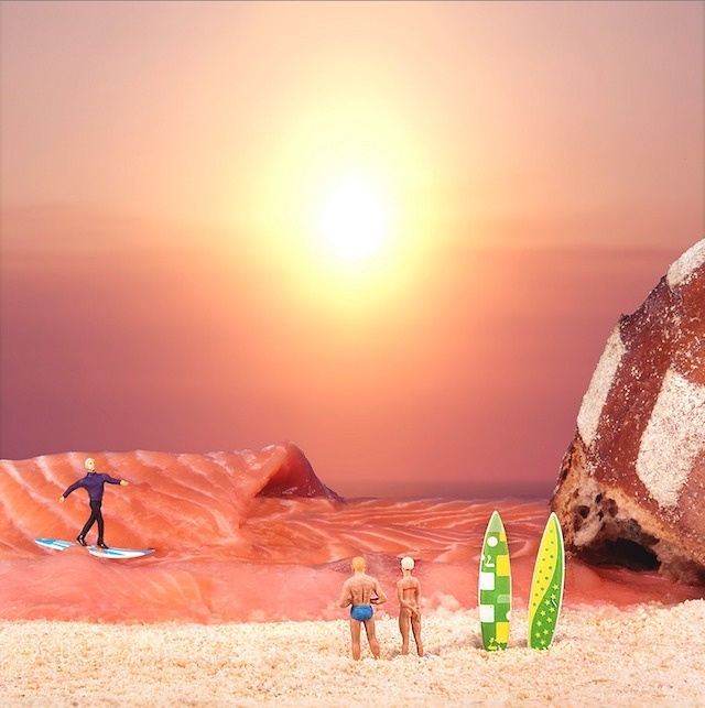 william-kass-5 #scale #surfing #salmon #world #food #photography #miniature