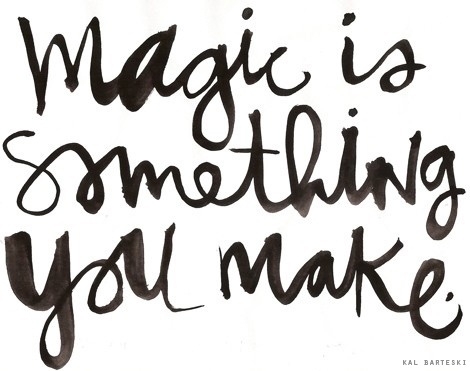 Friday Randomness : Magic + Milkshakes - Jasmine Star Photography Blog #quote #type #ink