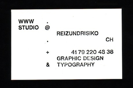 FFFFOUND! #card #minimal #business #typography