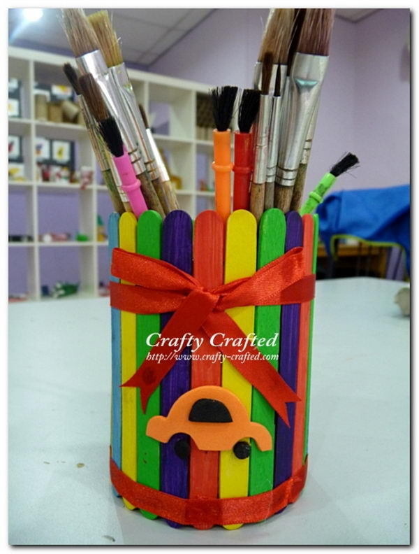 Homemade Popsicle Stick Crafts #craft #stick #popsicle #homemade #diy