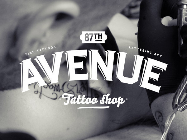 87th Avenue Tattoo shop on the Behance Network #av