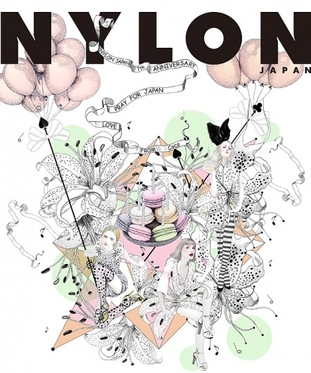 NYLON JAPAN 7th Anniversary | MODESQUISSE #fashion #illustration