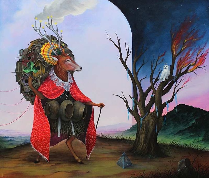 Watercolor and Pencil Paintings by El Gato Chimney